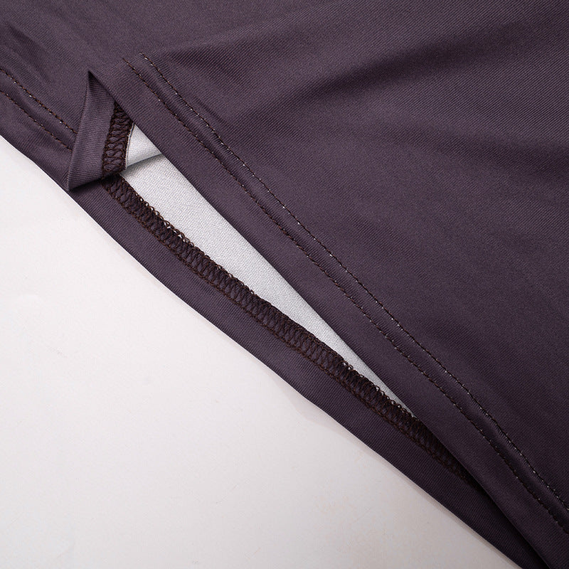 Women's Gradient Printing Backless Slim-fit Dress